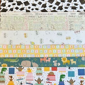 Baby Scrapbook & Card-making Paper (9 Sheets)